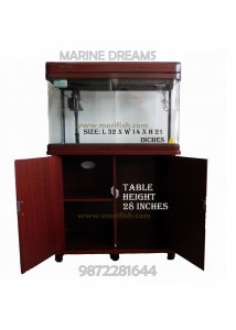 MINJIANG MJ R9-810 B ROSEWOOD AQUARIUM TANK SET