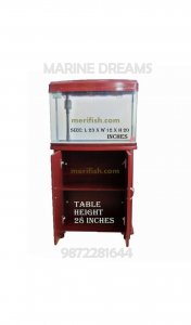 MINJIANG MJ 580 ROSEWOOD 2 FEET AQUARIUM TANK