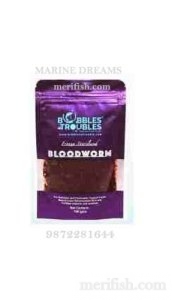 FROZEN STERILISED BLOODWORM 100GM by BUBBLES & TROUBLES